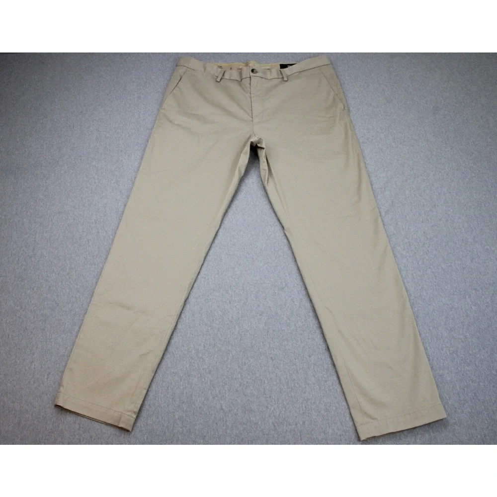 Banana Republic Pants Mens 36 x‎ 32 Beige Chino Slim Flat Front